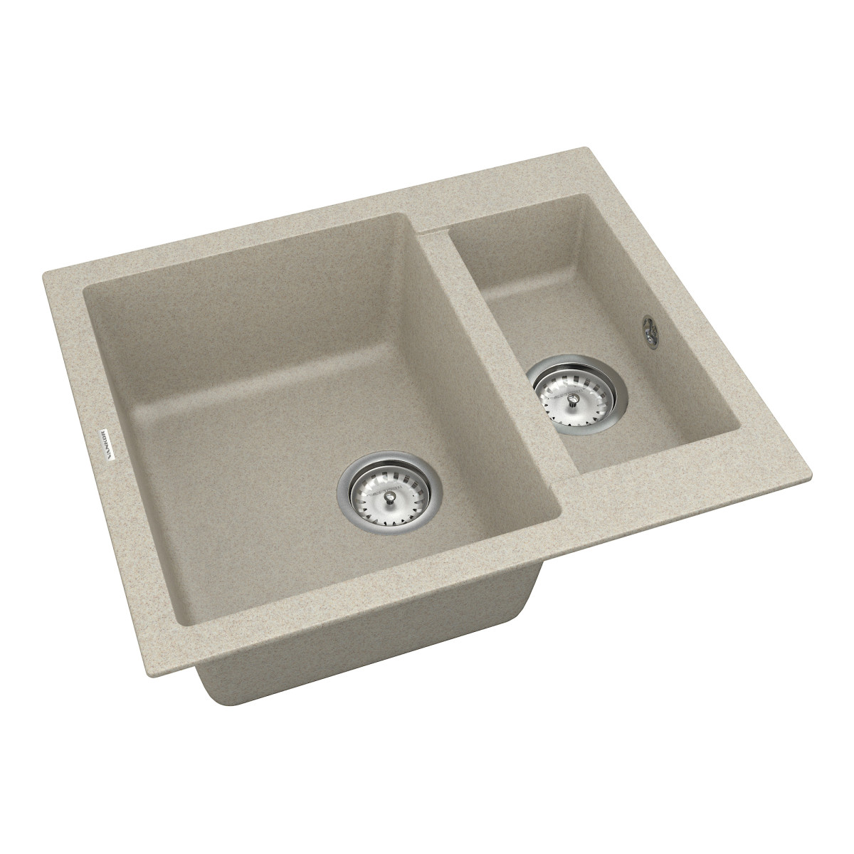 Keuken spoelbak VANKOR Orman OMP 03.61 Terra + sifon VANKOR