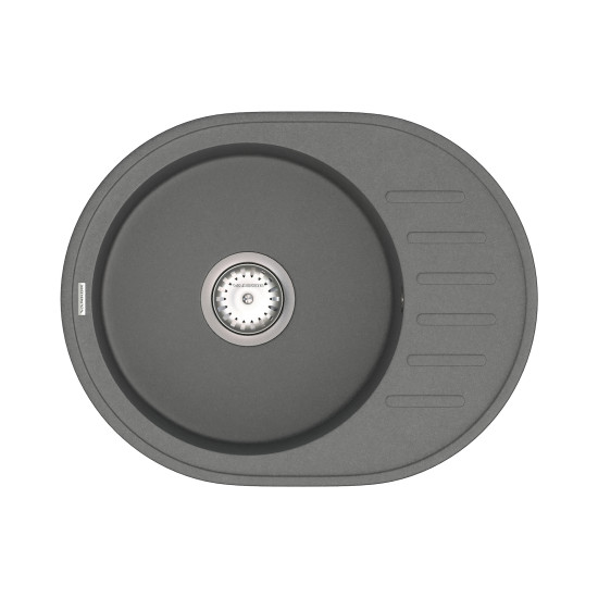Keuken spoelbak VANKOR Lira LMO 02.57 Grijs + sifon VANKOR