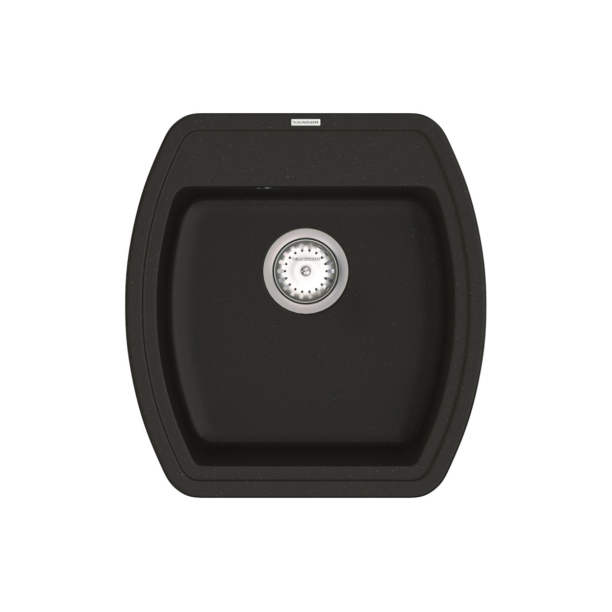 Keuken spoelbak VANKOR Norton NMP 01.48 Zwart + sifon VANKOR
