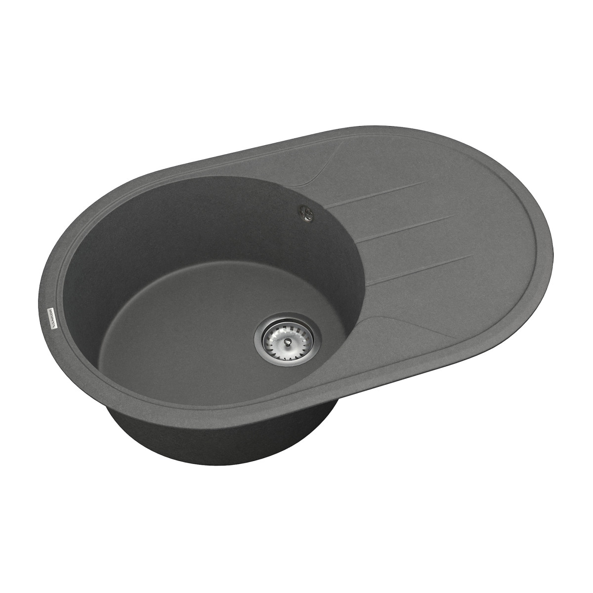 Keuken spoelbak VANKOR Sity SMO 02.78 Grijs + sifon VANKOR