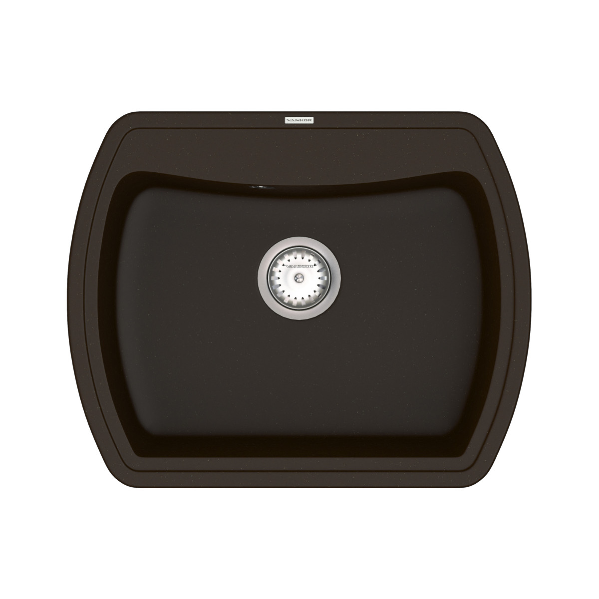 Keuken spoelbak VANKOR Norton NMP 01.63 Chocolade + sifon VANKOR