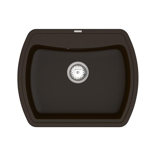 Keuken spoelbak VANKOR Norton NMP 01.63 Chocolade + sifon VANKOR