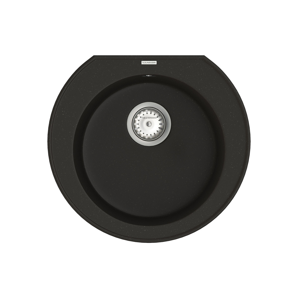 Keuken spoelbak VANKOR Kres KMR 01.52 zwart + sifon VANKOR