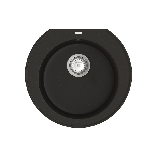 Keuken spoelbak VANKOR Kres KMR 01.52 zwart + sifon VANKOR