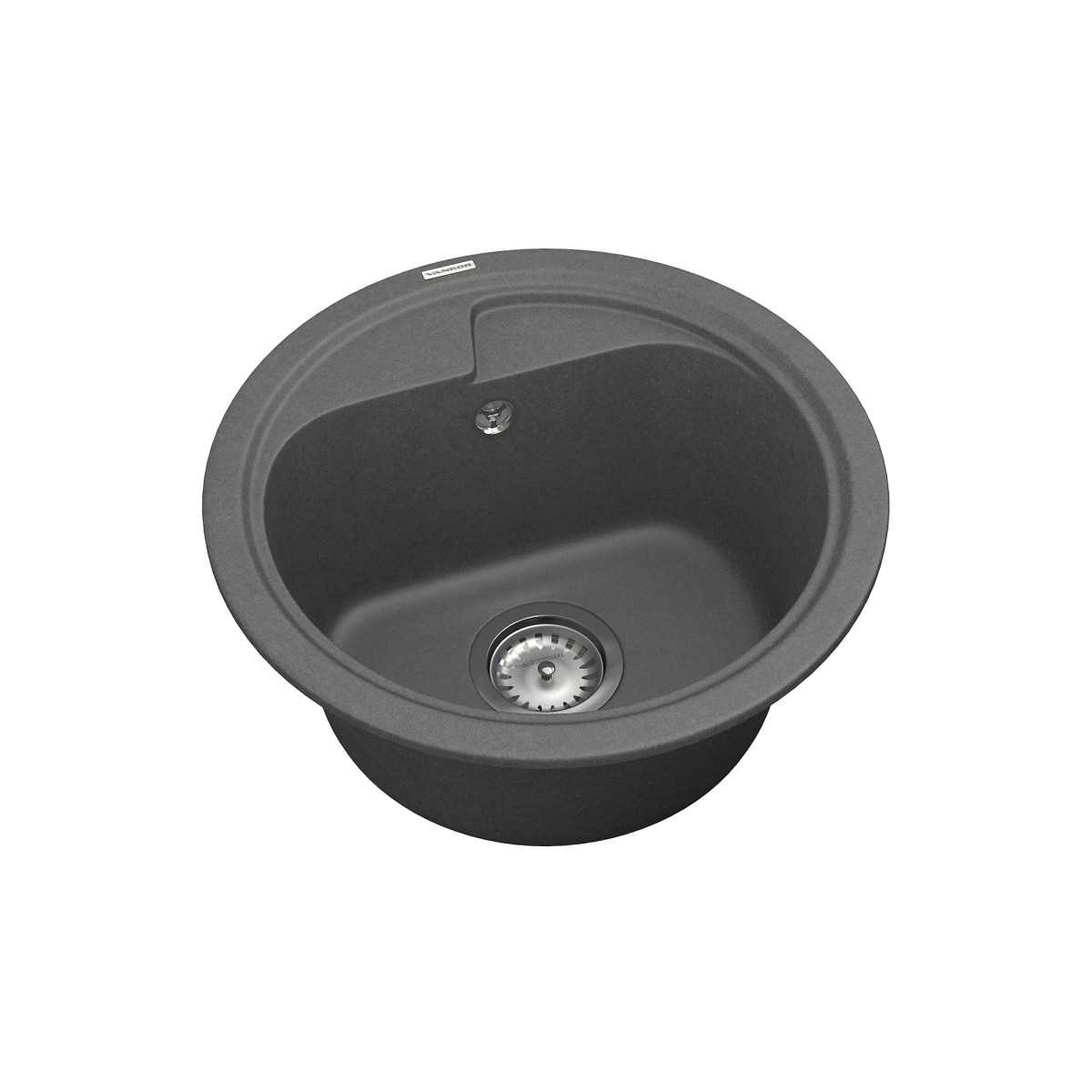 Keuken spoelbak VANKOR Polo PMR 01.44 Grijs + sifon VANKOR