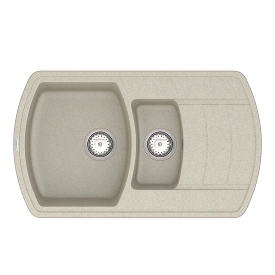 Keuken spoelbak VANKOR Norton NMP 04.86 Terra + sifon VANKOR