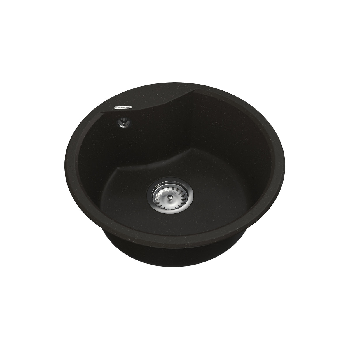 Keukenspoelbak VANKOR Vena VMR 01.48 Zwart + sifon VANKOR