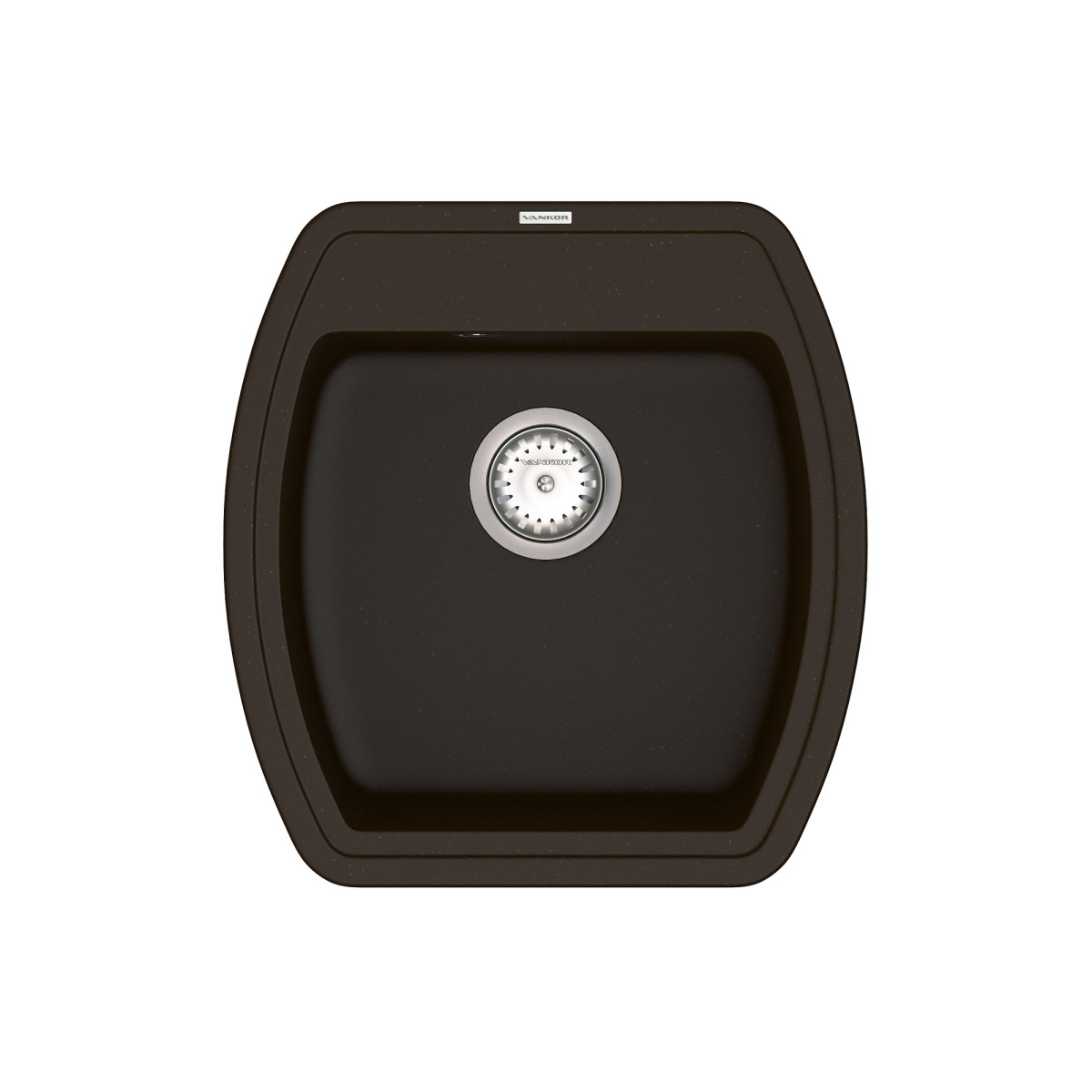 Keuken spoelbak VANKOR Norton NMP 01.48 Chocolade + sifon VANKOR