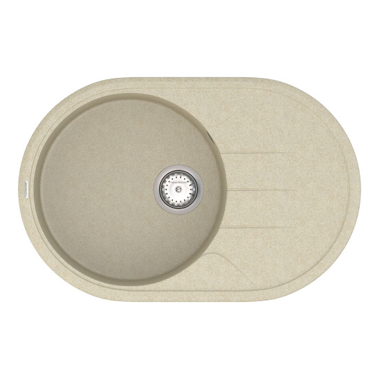 Keuken spoelbak VANKOR Sity SMO 02.78 Beige + sifon VANKOR