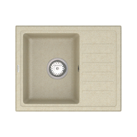 Keuken spoelbak VANKOR Lira LMP 02.55 Beige + sifon VANKOR