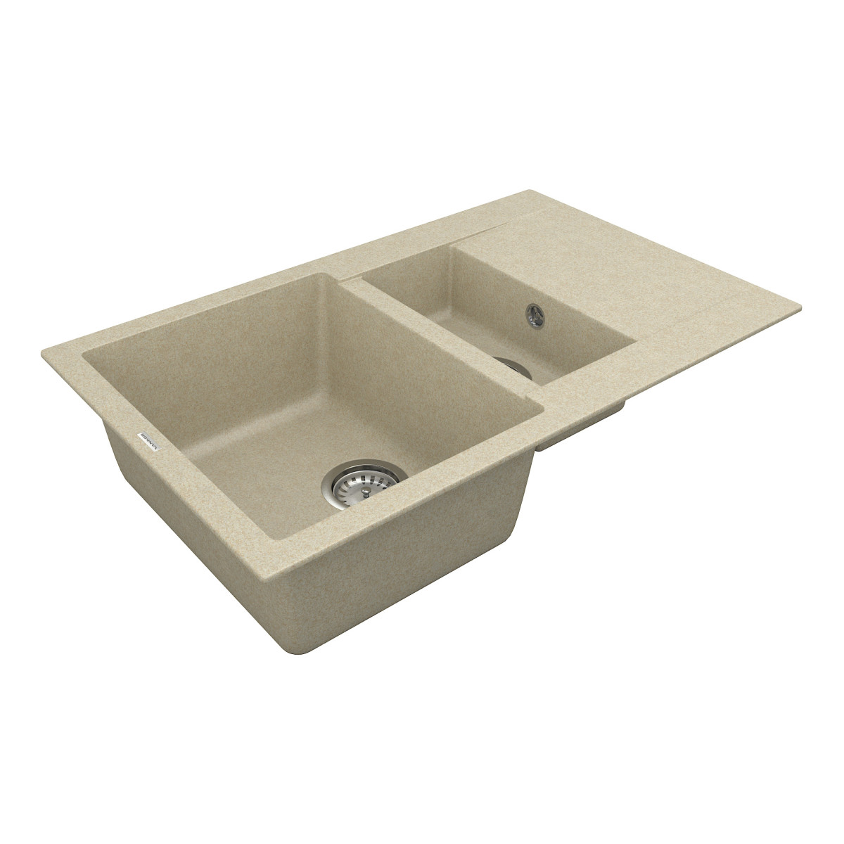 Keuken spoelbak VANKOR Orman OMP 04.80 Beige + sifon VANKOR