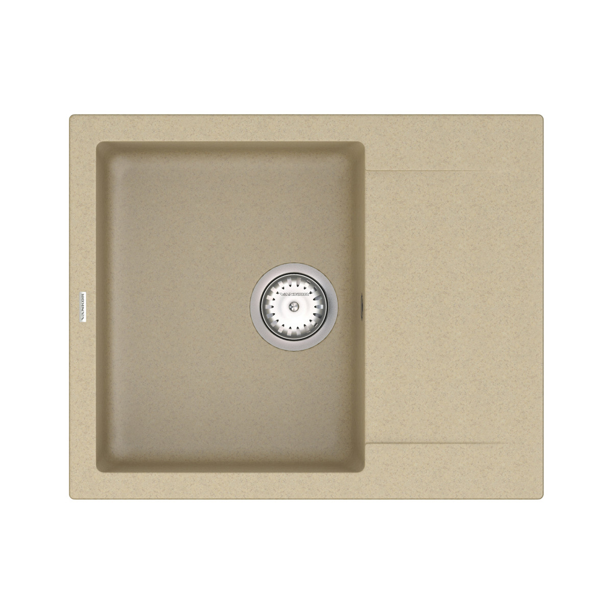 Keuken spoelbak VANKOR Orman OMP 02.61 Safari + sifon VANKOR