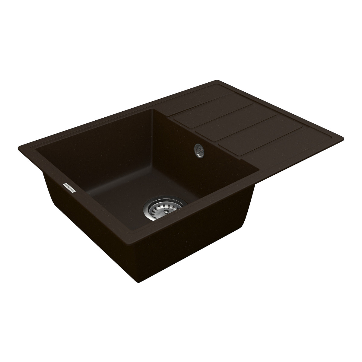 Keuken spoelbak VANKOR Easy EMP 02.62 Chocolade + sifon VANKOR