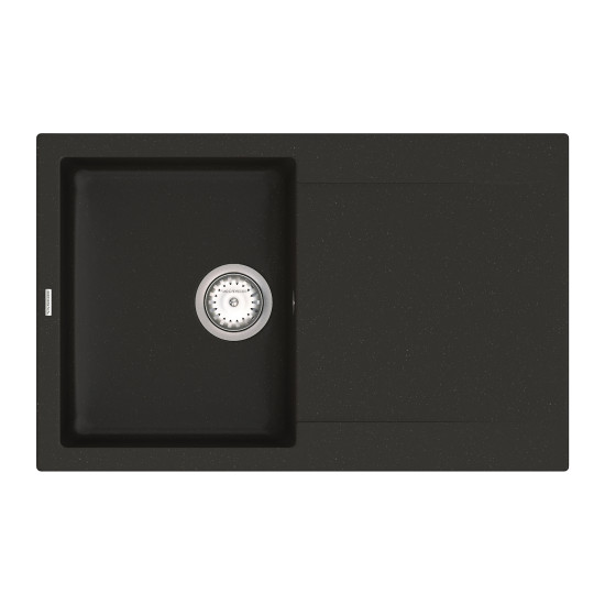 Keuken spoelbak VANKOR Orman OMP 02.78 Zwart + sifon VANKOR