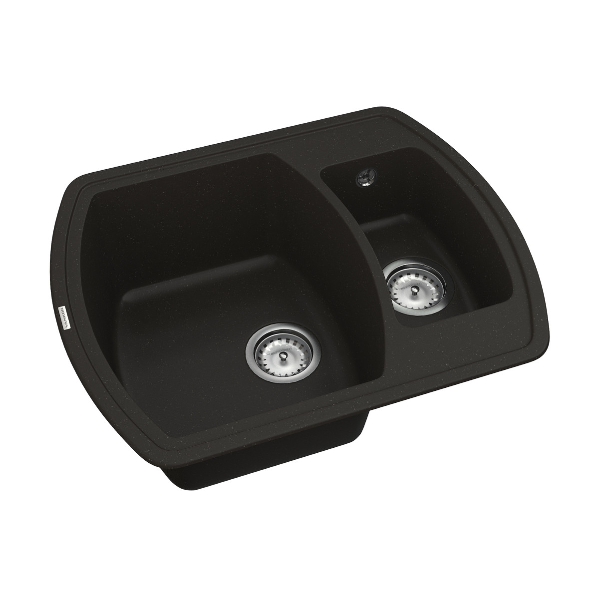 Keuken spoelbak VANKOR Norton NMP 03.63 Zwart + sifon VANKOR