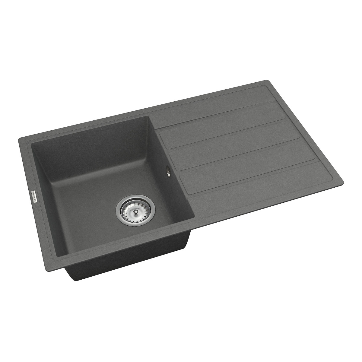 Keuken spoelbak VANKOR Easy EMP 02.76 Grijs + sifon VANKOR