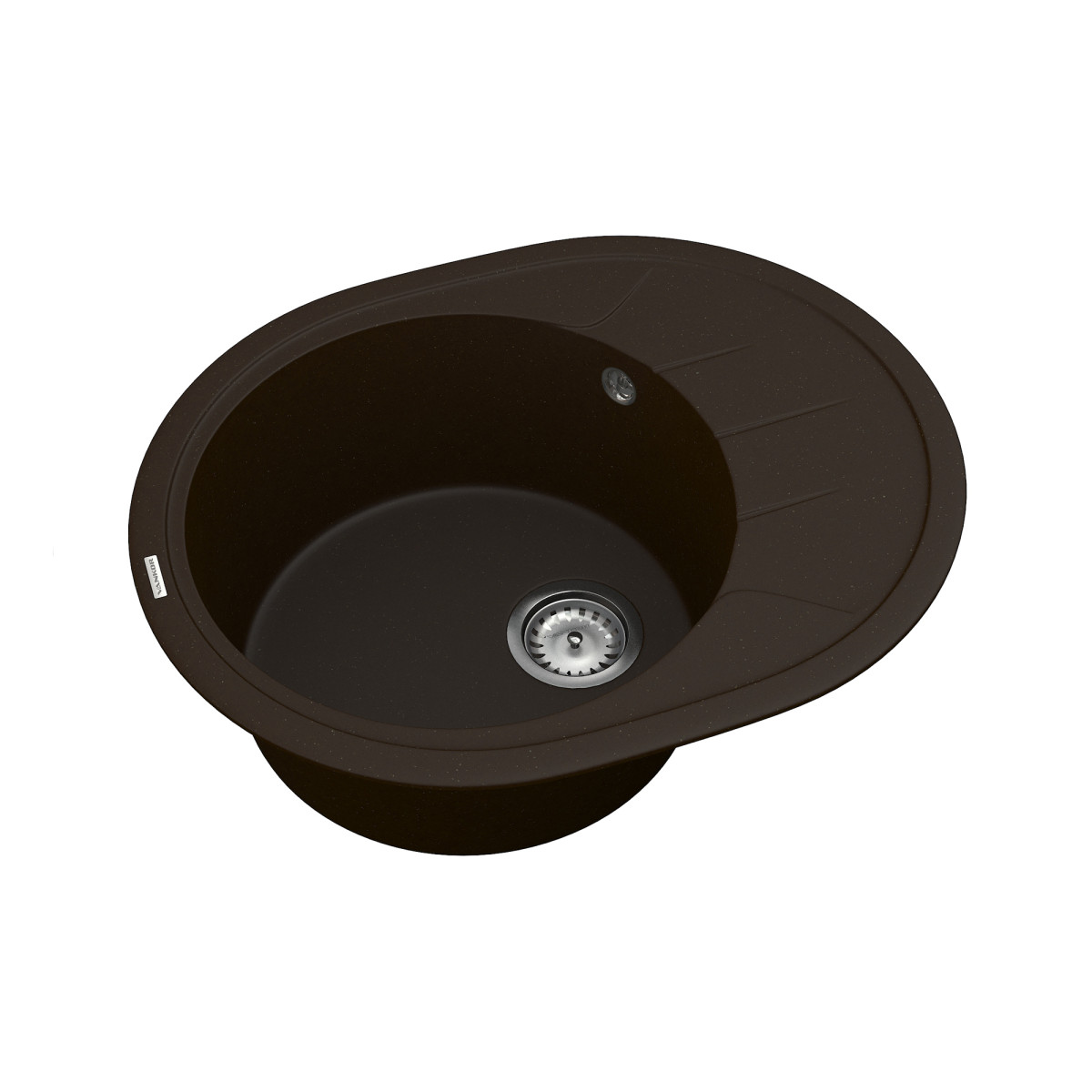Keuken spoelbak VANKOR Sity SMO 02.61 Chocolade + sifon VANKOR