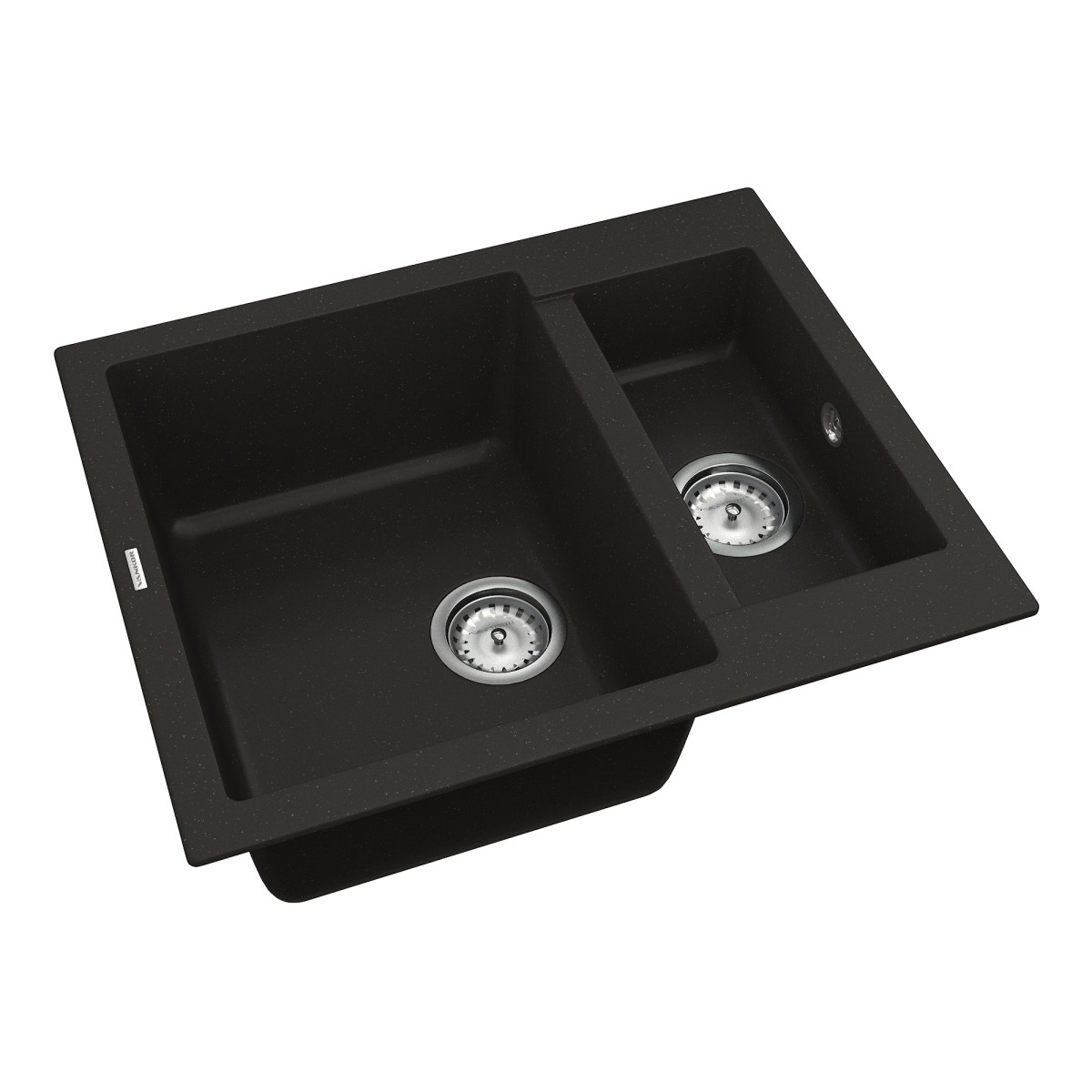 Keuken spoelbak VANKOR Orman OMP 03.61 Zwart + sifon VANKOR