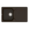 Keuken spoelbak VANKOR Sigma SMP 02.85 Chocolade + sifon VANKOR