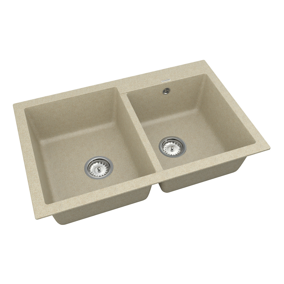 Keuken spoelbak VANKOR Orman OMP 05.80 Beige + sifon VANKOR