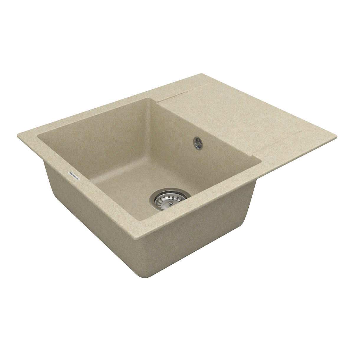 Keuken spoelbak VANKOR Orman OMP 02.61 Beige + sifon VANKOR