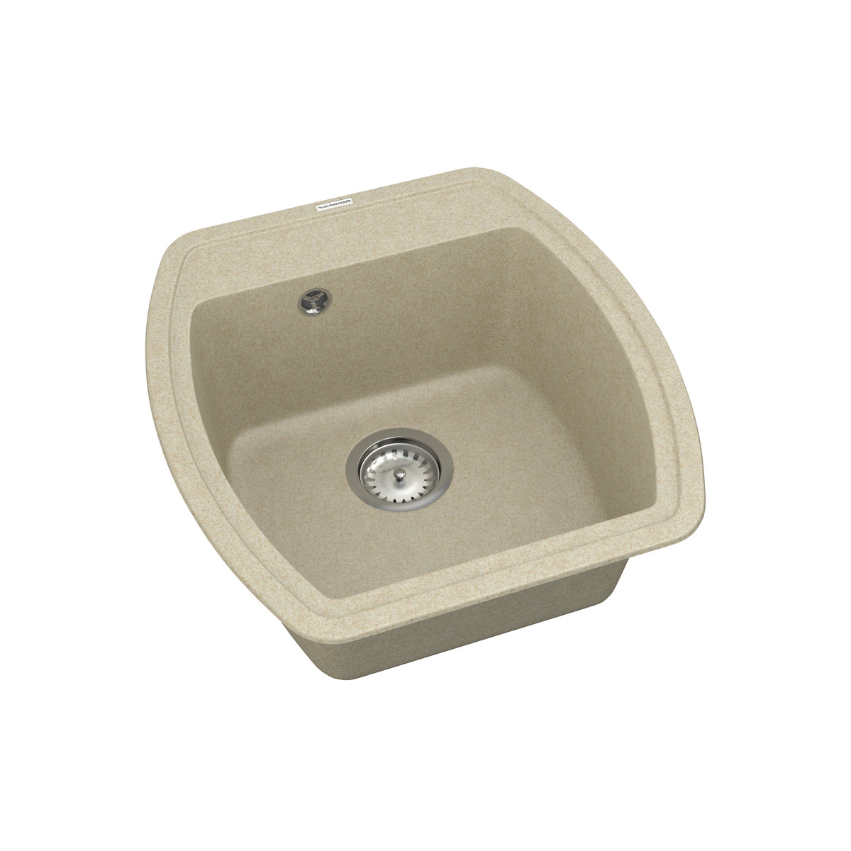 Keuken spoelbak VANKOR Norton NMP 01.48 Beige + sifon VANKOR