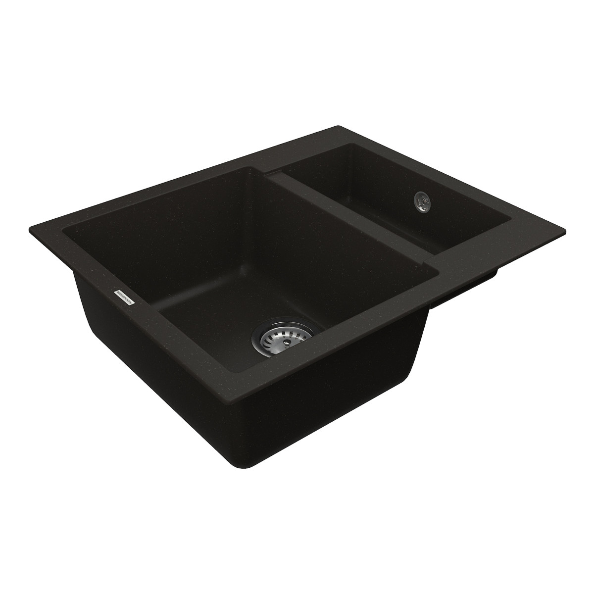 Keuken spoelbak VANKOR Orman OMP 03.61 Zwart + sifon VANKOR