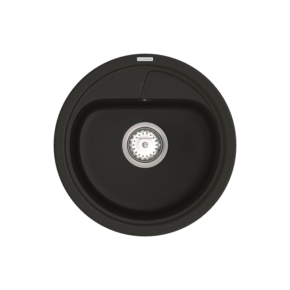 Keuken spoelbak VANKOR Polo PMR 01.44 Zwart + sifon VANKOR