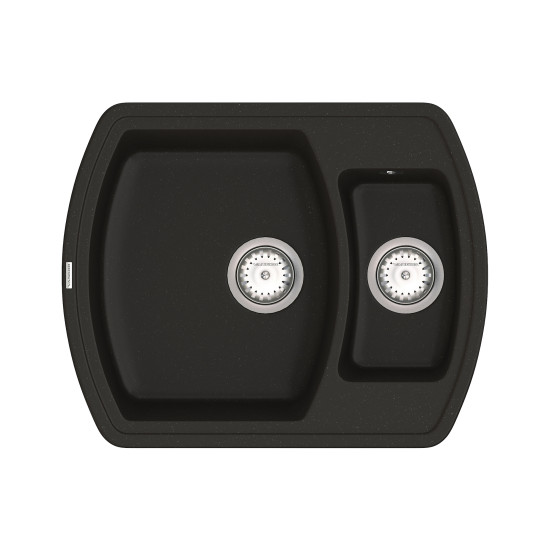 Keuken spoelbak VANKOR Norton NMP 03.63 Zwart + sifon VANKOR
