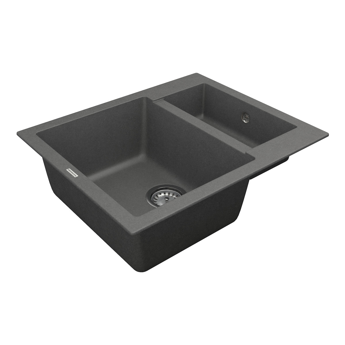 Keuken spoelbak VANKOR Orman OMP 03.61 Grijs + sifon VANKOR