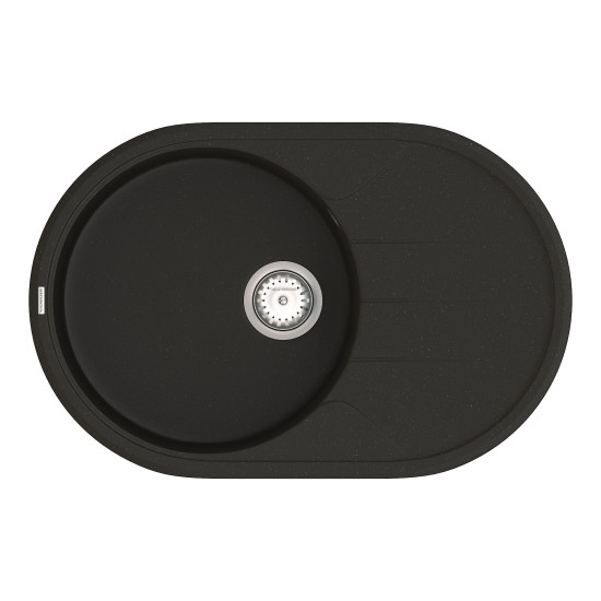 Keuken spoelbak VANKOR Sity SMO 02.78 Zwart + sifon VANKOR