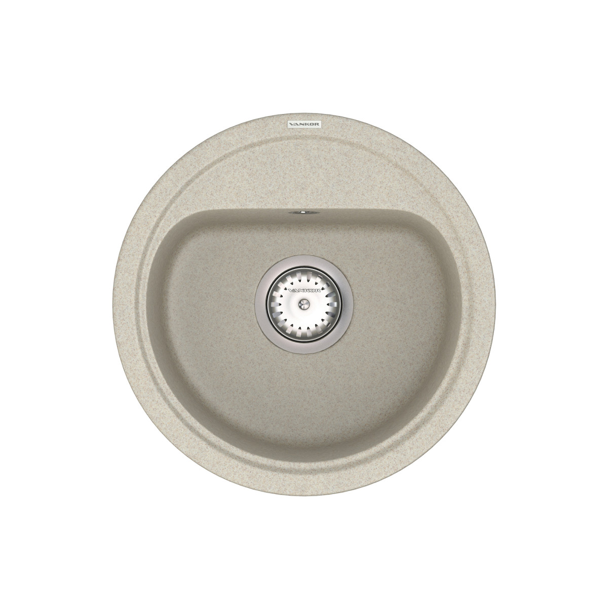 Keuken spoelbak VANKOR Lira LMR 01.44 Terra + sifon VANKOR