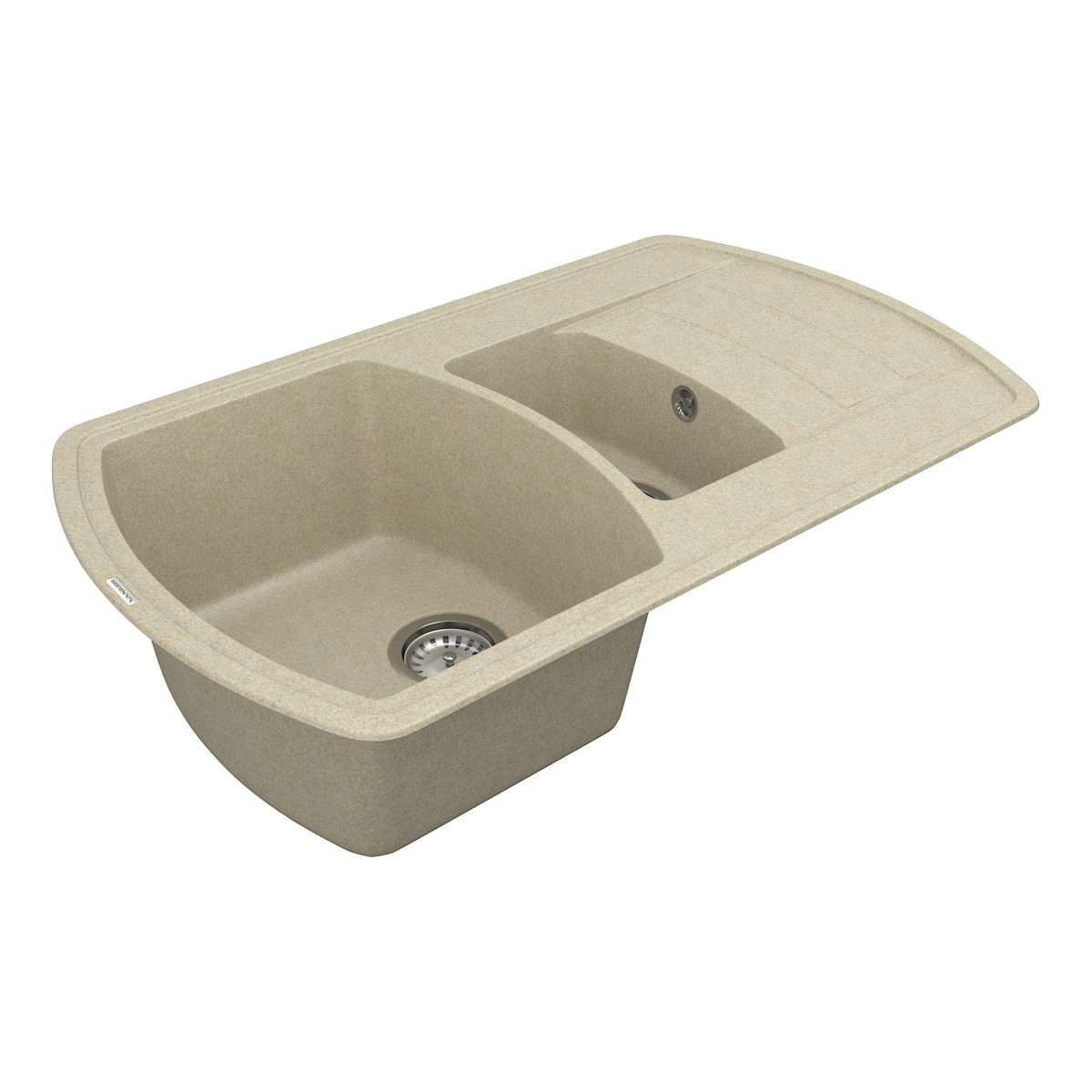 Keuken spoelbak VANKOR Norton NMP 04.86 Beige + sifon VANKOR