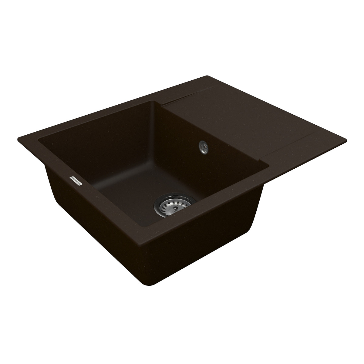 Keuken spoelbak VANKOR Orman OMP 02.61 Chocolade + sifon VANKOR