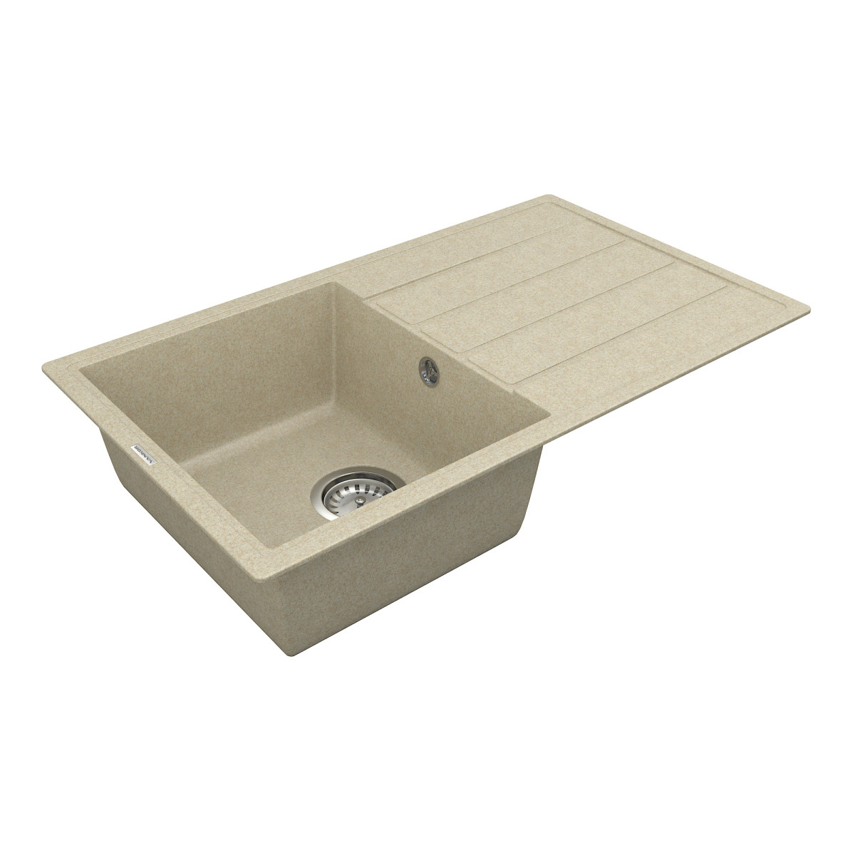 Keuken spoelbak VANKOR Easy EMP 02.76 Beige + sifon VANKOR