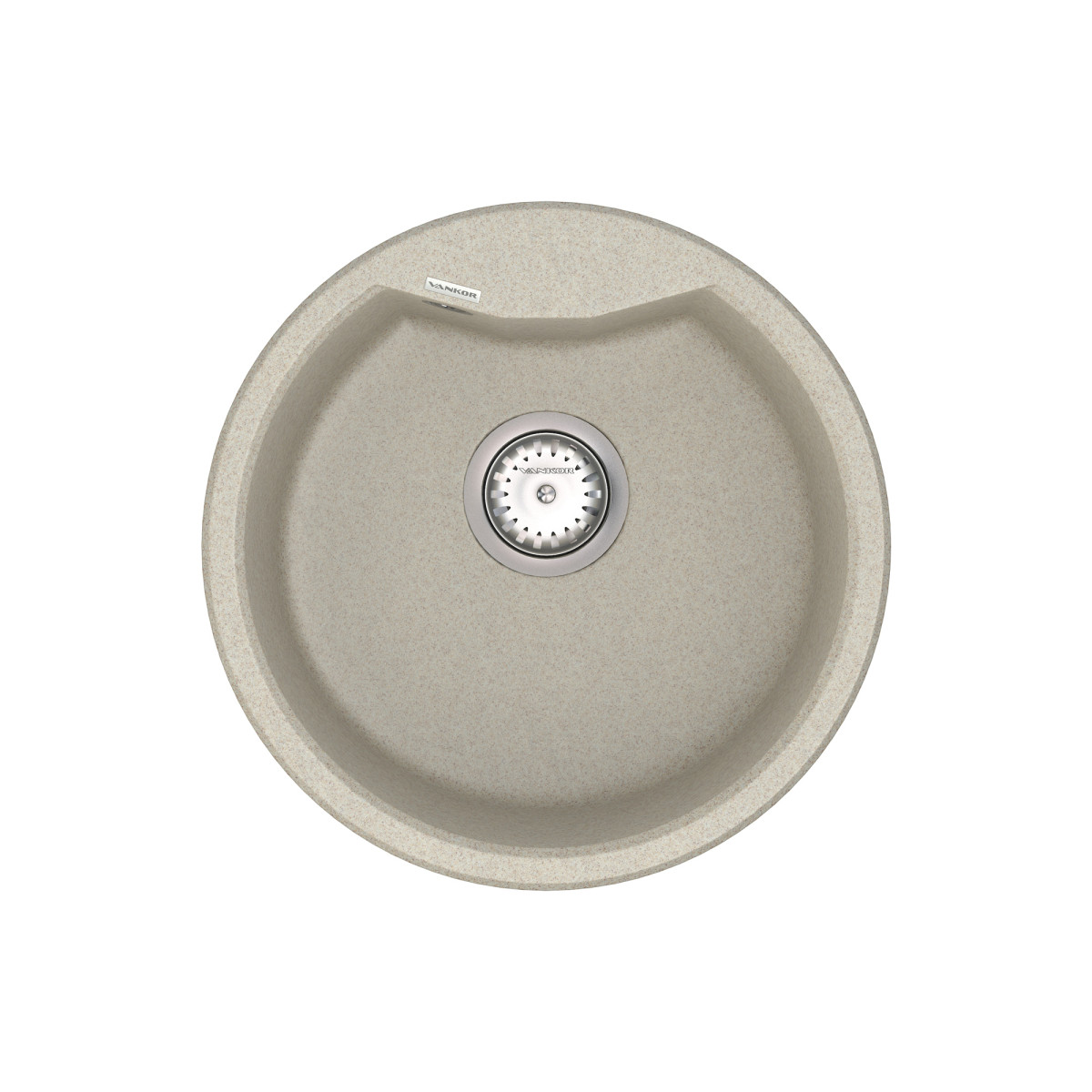 Keukenspoelbak VANKOR Vena VMR 01.48 Terra + sifon VANKOR