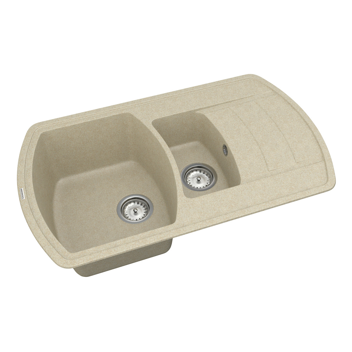 Keuken spoelbak VANKOR Norton NMP 04.86 Beige + sifon VANKOR