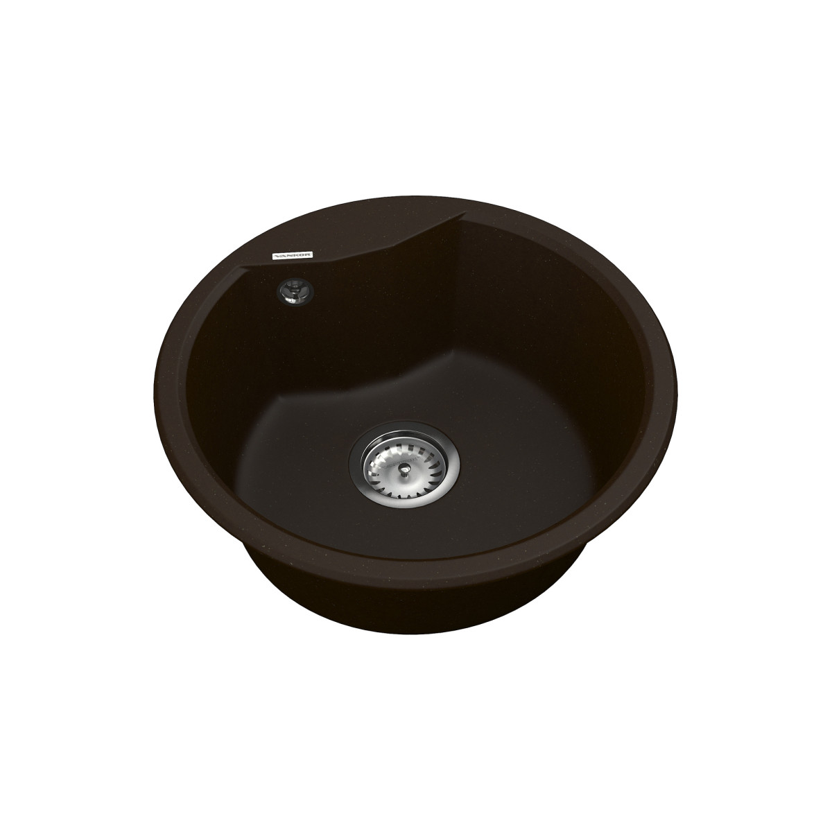 Keukenspoelbak VANKOR Vena VMR 01.48 Chocolade + sifon VANKOR