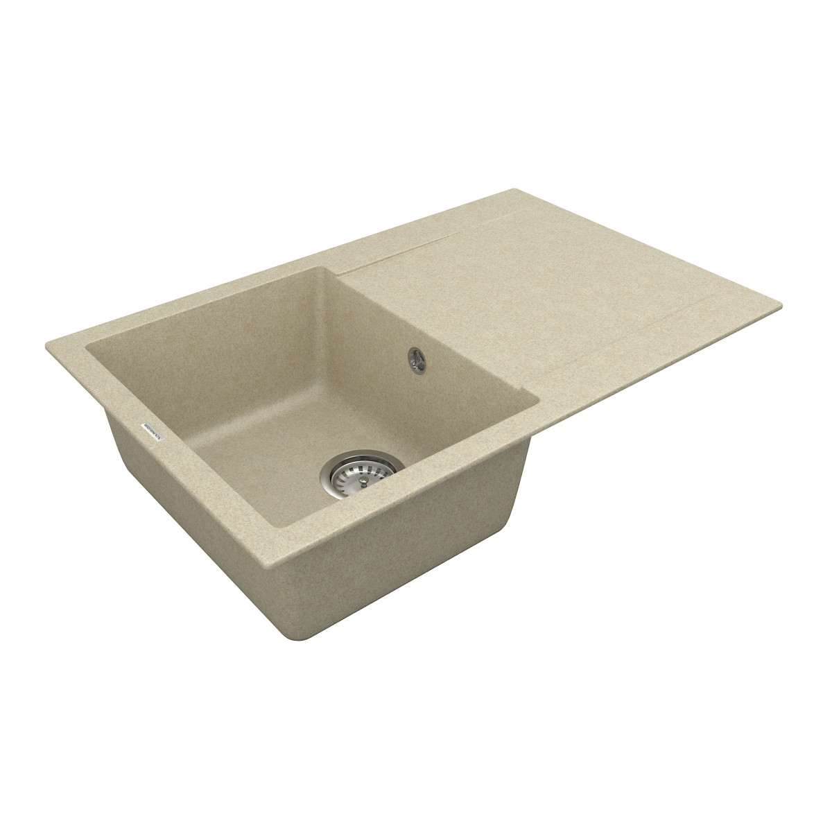 Keuken spoelbak VANKOR Orman OMP 02.78 Beige + sifon VANKOR