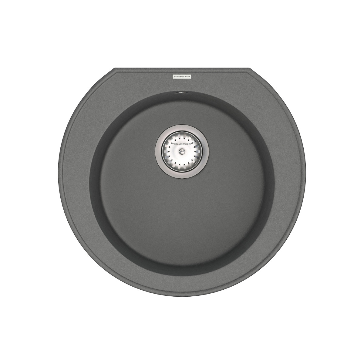 Keuken spoelbak VANKOR Kres KMR 01.52 grijs + sifon VANKOR