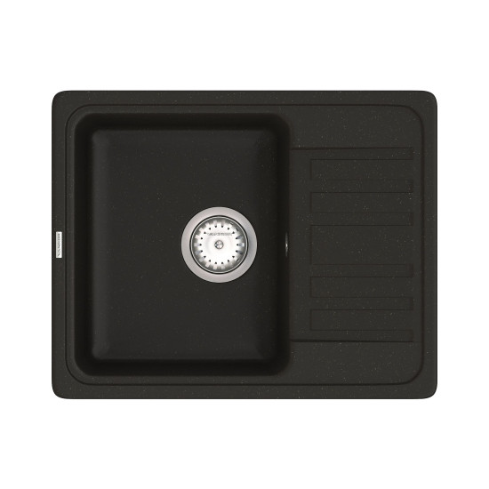 Keuken spoelbak VANKOR Hope HMP 02.57 Zwart + sifon VANKOR