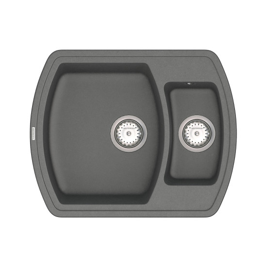 Keuken spoelbak VANKOR Norton NMP 03.63 Grijs + sifon VANKOR