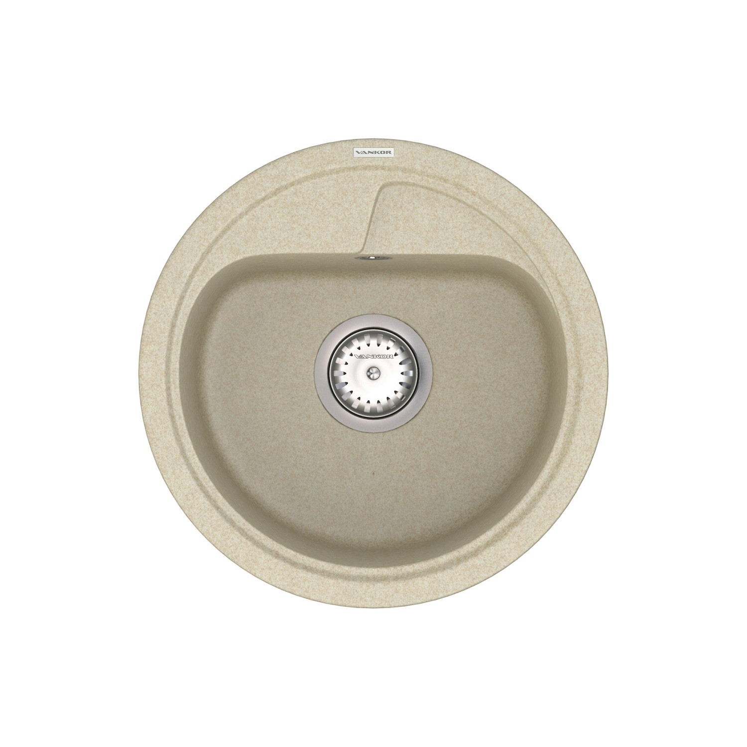 Keuken spoelbak VANKOR Polo PMR 01.44 Beige + sifon VANKOR Keuken spoelbak VANKOR Polo PMR 01.44 Beige + sifon VANKOR