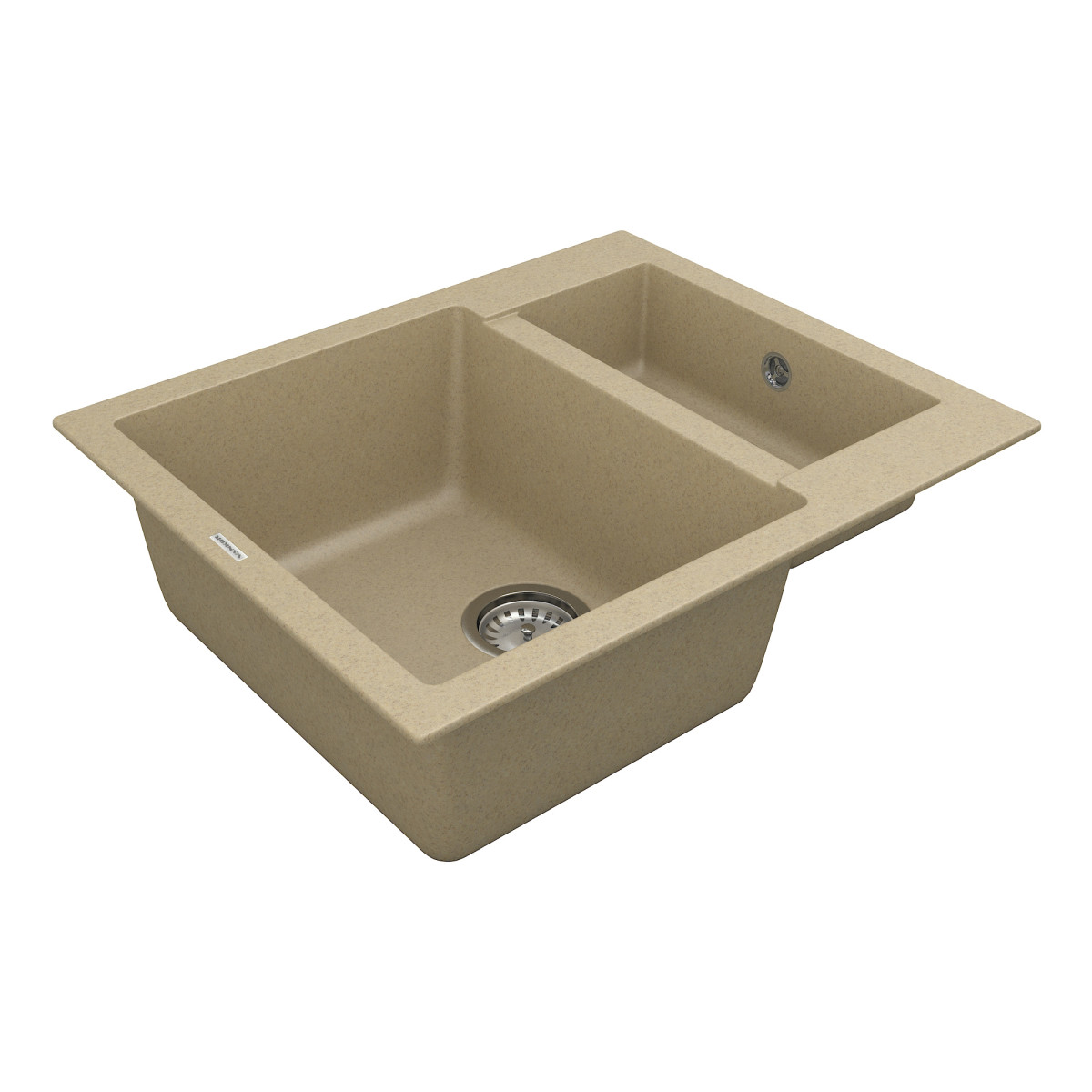 Keuken spoelbak VANKOR Orman OMP 03.61 Safari + sifon VANKOR