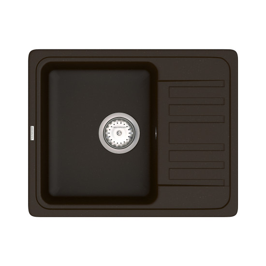 Keuken spoelbak VANKOR Hope HMP 02.57 Chocolade + sifon VANKOR