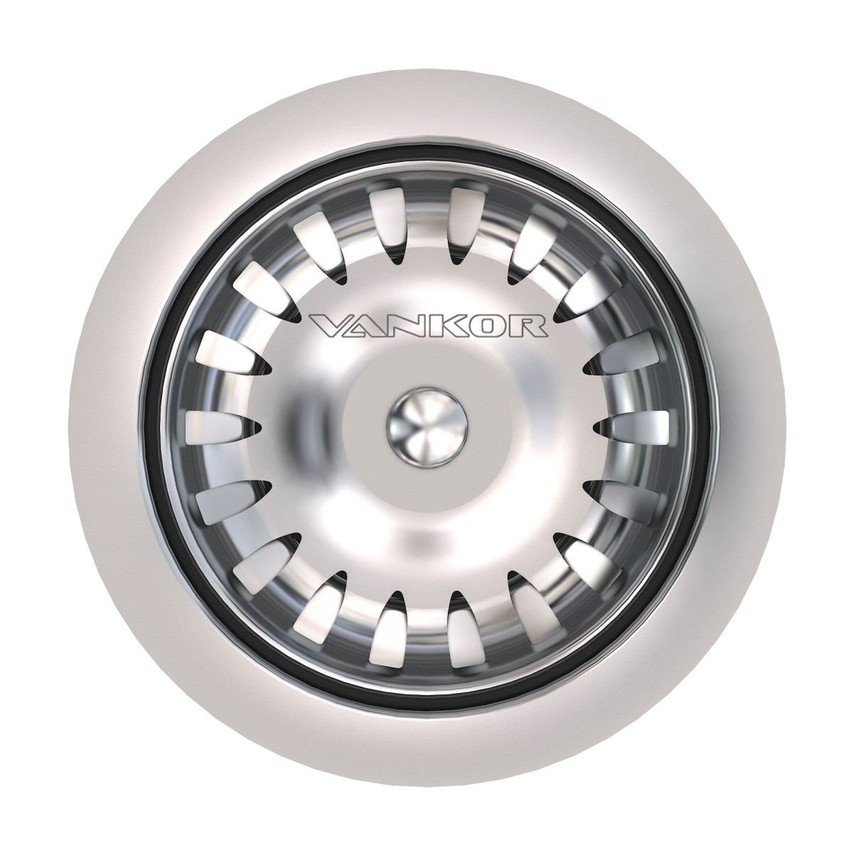Keuken spoelbak VANKOR Sigma SMP 02.85 Zwart + sifon VANKOR