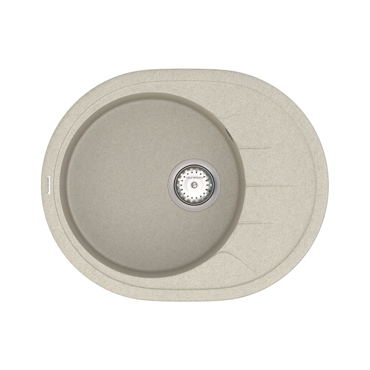 Keuken spoelbak VANKOR Sity SMO 02.61 Terra + sifon VANKOR
