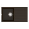Keuken spoelbak VANKOR Easy EMP 02.76 Chocolade + sifon VANKOR