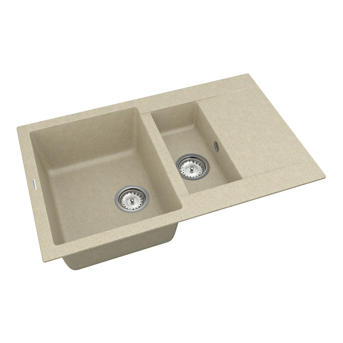 Keuken spoelbak VANKOR Orman OMP 04.80 Beige + sifon VANKOR