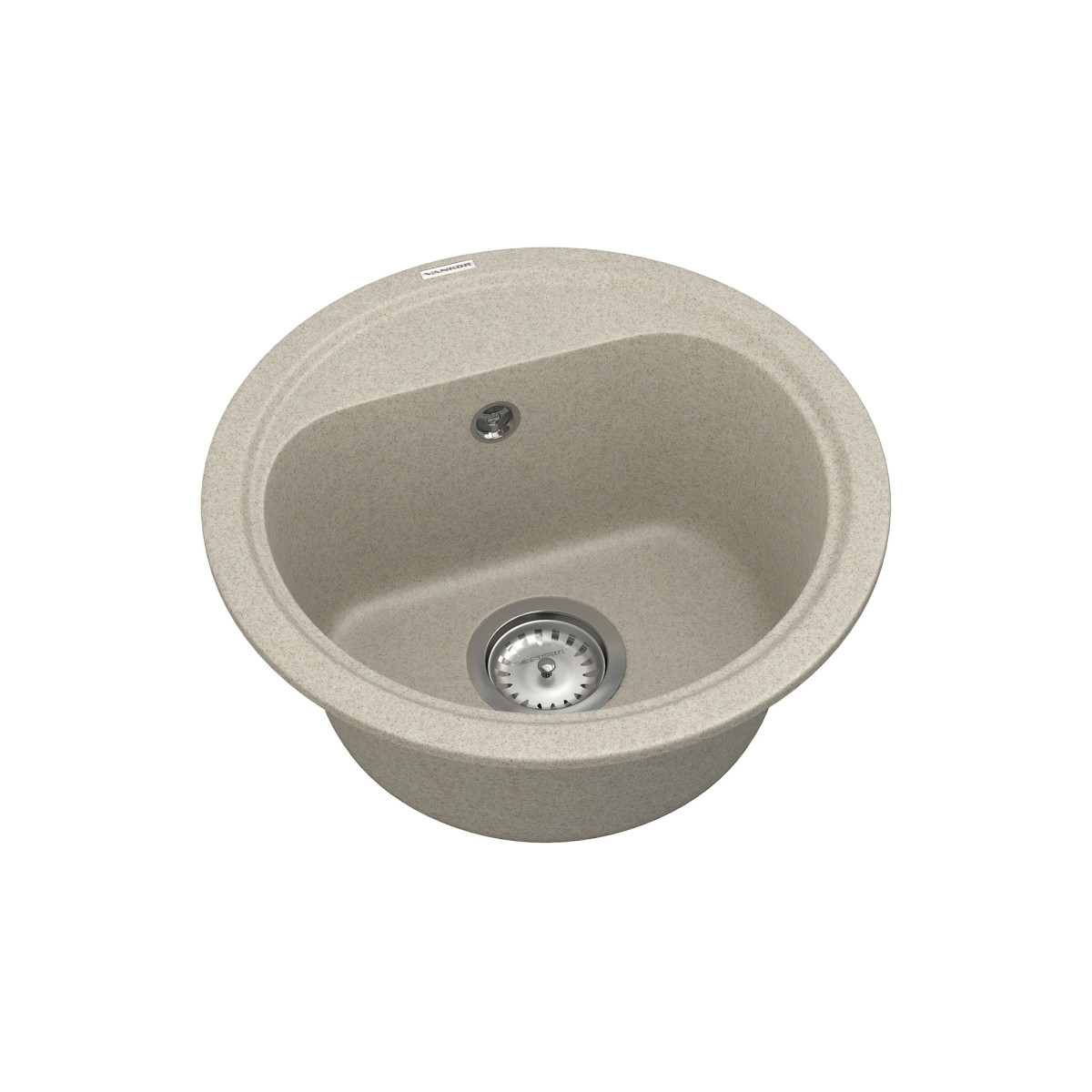 Keuken spoelbak VANKOR Lira LMR 01.44 Terra + sifon VANKOR